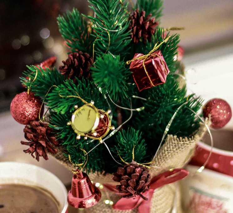 Festive Table Top Christmas Trees